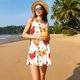 thumbnail image 3 of Balery Flower Chicken Vestidos de verano para mujer con estampado: vestido holgado sin mangas, vestido playero informal y cómodo para días calurosos., 3 of 7