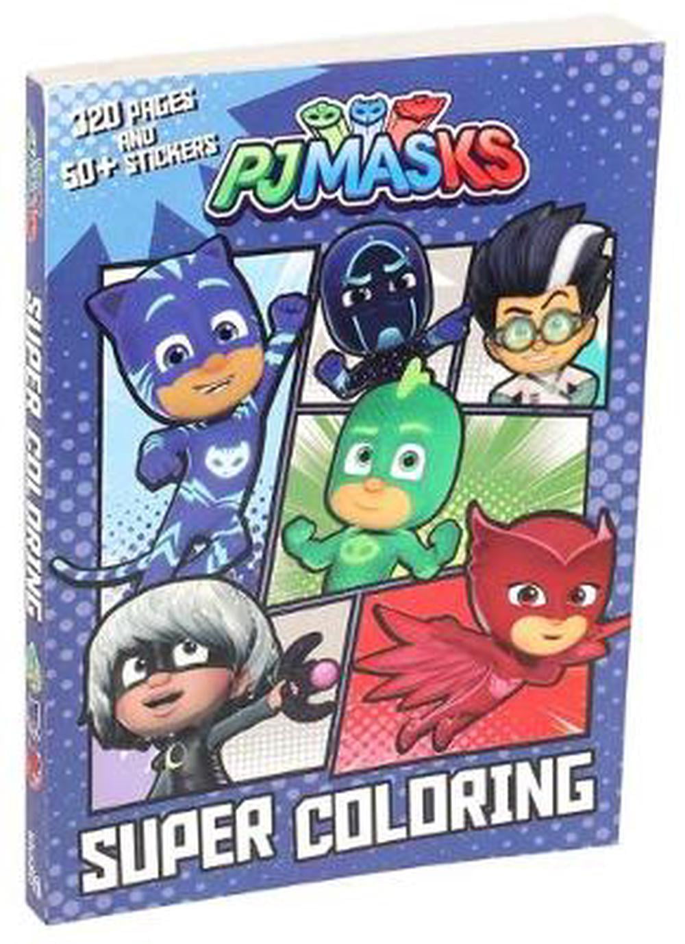 Disney PJ Masks Play Pack Grab & Go Coloring Book Crayons Stickers Travel 