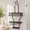 Black, variant on Aluminum 3-Tier Shower Caddy Hanging Over Shower Head with Hooks and Soap Holder, Rust-Resistant Shower Organizer Rack, Gold