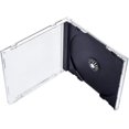 thumbnail image 2 of 25 Pack Standard Single Clear Cd Case With Assembled Black Tray, 2 of 3