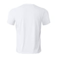 thumbnail image 5 of Men's Fitness Casual Breathable Slim-Fit Base Layer Running Gym T-Shirt Soft Moisture-Wicking Fabric All-Season Active Tees,White,XL, 5 of 6