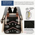 thumbnail image 4 of Baby diaper bag, backpack style diaper bag, baby travel bag, multi-functional waterproof baby bag with USB charging port and stroller straps,(Geay)., 4 of 6