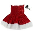 thumbnail image 2 of Costume de Noël pour Femme, Robe de Noël Pratique Cosplay Lavable pour Jeux de Rôle Fêtes, 2 of 6