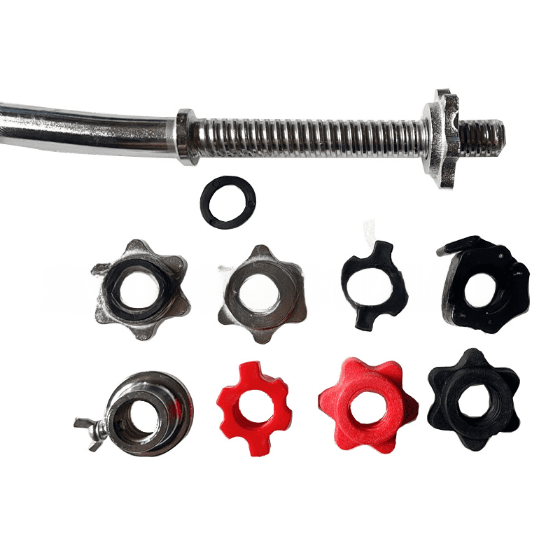 POENVFPO Tuercas De Varilla Para Mancuernas, Tornillo De Cuello Giratorio De Plástico PVC Resistente Con Estable Antideslizante Para Accesorio De