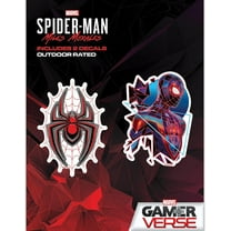 Marvel Miles Morales Decals - Set of 2 Spider-Man Vinyl Stickers for Car Water Bottle Bike Helmet Laptop Skateboard - Marvel Stickers for Kids and Adults