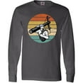 thumbnail image 3 of Inktastic Lineman Retro Line Worker Long Sleeve T-Shirt, 3 of 5
