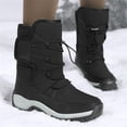 thumbnail image 3 of YOURDIARY Snow Boots For Women Winter Waterproof Shoes Faux Fur Warm Outdoor Boots Hiking Boots, 3 of 8
