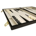 thumbnail image 4 of Middleton Games Unisex Deluxe Backgammon Board Games, Simulated Leather Black, 4 of 9