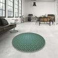 thumbnail image 3 of Ahgly Company Indoor Rectangle Patterned Army Green Area Rugs, 2' x 3', 3 of 6