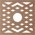 thumbnail image 4 of 38"OD x 9 7/8"ID x 3/8"T Chevron Wood Fretwork Pierced Ceiling Medallion, Wood (Paint Grade), 4 of 10