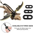 thumbnail image 4 of 2023 Adjustable Lizard Leash Bearded Dragon Harness And Leash,3 Size Reptile Leather Leash With Bat Wings For Lizard Amphibians, 4 of 5