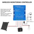 thumbnail image 3 of 20A Bluetooth Solar Charge Controller 12V/24V Auto Matching Controller with APP Remote Monitor Intelligent PWM Solar Panel Regulator for Se, 3 of 7