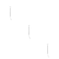 thumbnail image 3 of Youkk Model Railway Lamp for Micro-Landscape Props LED Metal Lamppost Decoration Ladder Streetlights Architectural Sand Accessories Silver（Warm Light） 3Set, 3 of 6