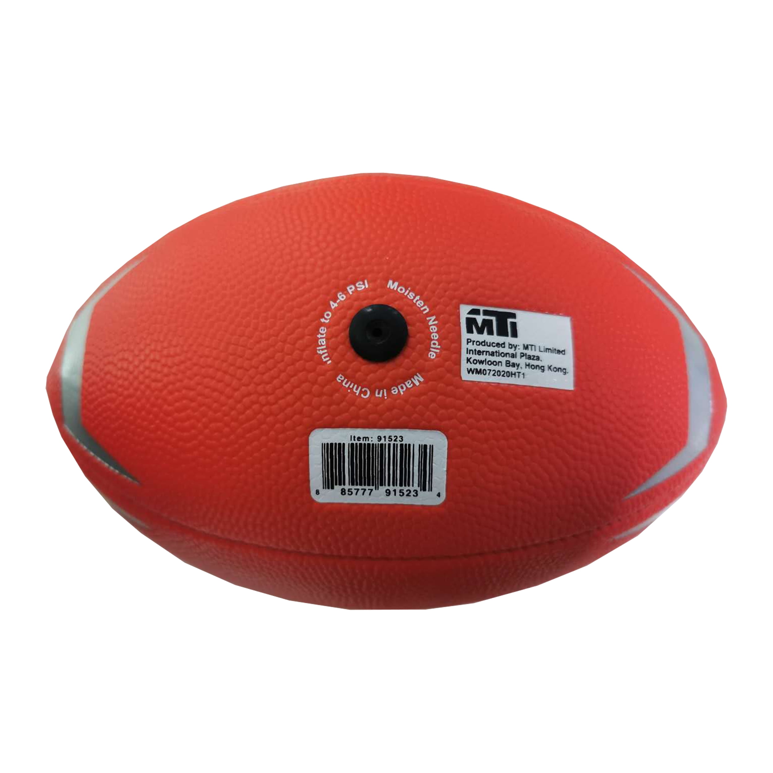(2 pack) Magic Time Mini 6” Rubber Football, Toy Ball, Red, Kids Teen Adult, Unisex, New