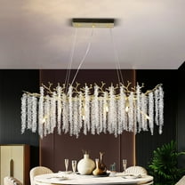 Gold Luxury Tree Branch Chandelier,Modern Chandelier Crystal Light Fixture,Pendant Light