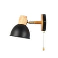 thumbnail image 3 of Beloving Modern Nordic Iron Wall Sconce With Pull Cord Switch 1 Light E26 E27, 3 of 8