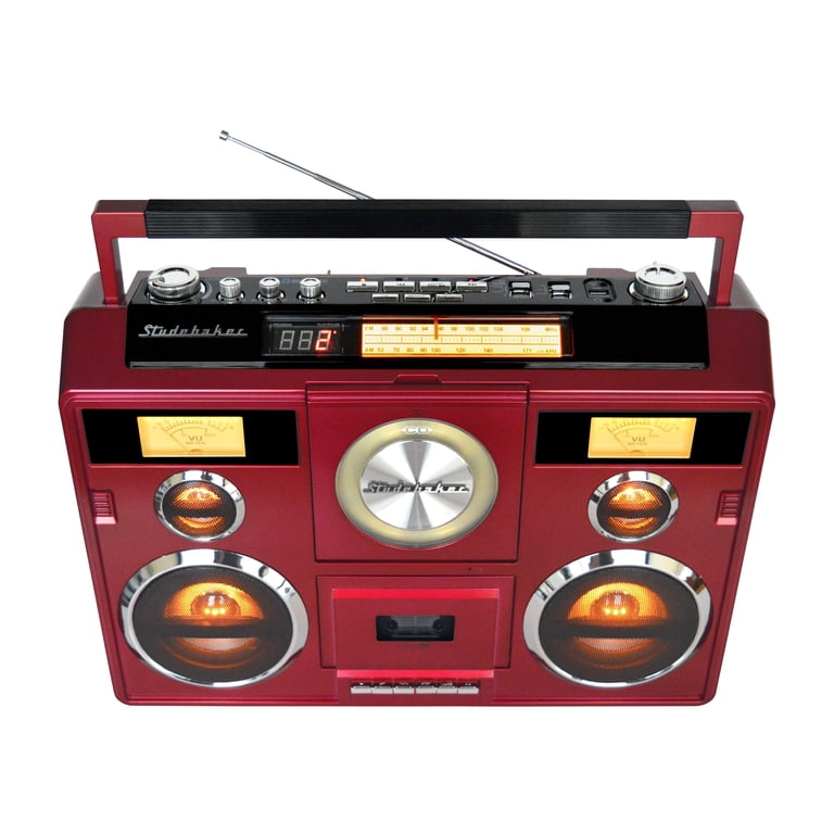 Studebaker Sound Station Portable Stereo Boombox with Bluetooth CD Studebaker Sound Station Portable Stereo Boombox with Bluetooth CD
