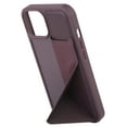 thumbnail image 2 of ELEHOLD Stand Case for iPhone 11,Leather Case with TPU Shockproof Bumper Foldable Kickstand Slim Lightweight Protective Case,Purple, 2 of 8