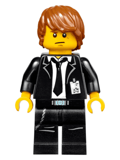 Lego Minifigure Head Piece Ultra Agents Agent Max Burns Helmet #90 