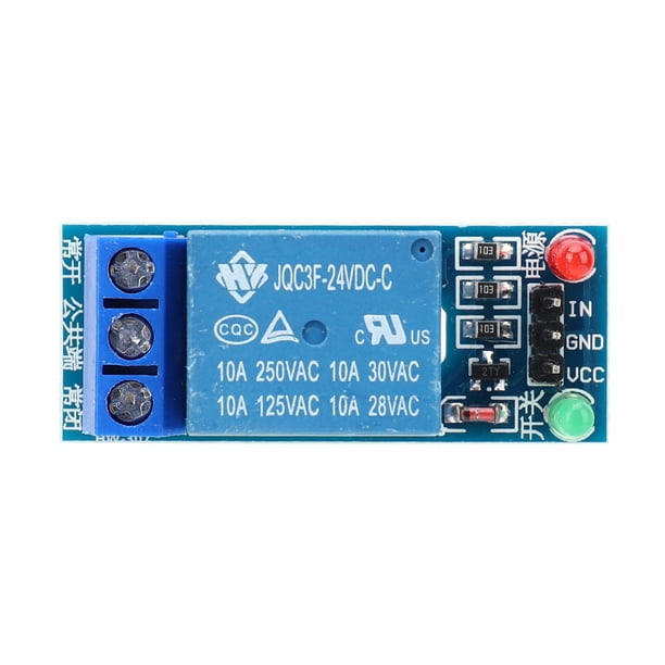 Ndcxsfigh Tablero Relés 5V 12V 24V Con Aislamiento Optoacoplador para DIY (24V 1S)