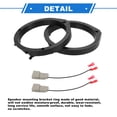 thumbnail image 4 of Anillo Espaciador de Altavoz Unique Bargains Adaptador de Altavoz Tweeter para Honda Civic 2006-2011 para 6.5'' ABS 2 Juegos, 4 of 7