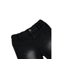 thumbnail image 3 of One opening Toddler Baby Girl Double Flared Jeans Washed Bell-bottom High-waist Denim Pants, 3 of 6