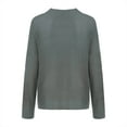 thumbnail image 5 of Aoochasliy Clearance Womens Tops Long Sleeve Shirts Spring Fall Deals Autumn and Winter Turtleneck Pullover Blouse Knitting Solid Tops Sweaters, 5 of 7