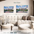 thumbnail image 4 of Elephant Stock Austin Footbridge Skyline Wall Art - Horizontal Multi Panel Canvas - Living Room Wall Decor - City Multi Panel - Gray And Beige Decor - 45" x 28", 4 of 8
