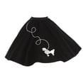 thumbnail image 5 of Hip Hop 50's Shop 1950s Adult Poodle Skirt Costume for Women (XS/S Black), 5 of 8