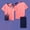 Pink, variant on HOMADLES Sweatsuits for Teen Boys Gym Tee and Breathable Short Outfits Blue 4 T