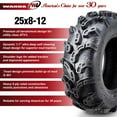 thumbnail image 2 of One New Premium WANDA ATV/UTV Tire 25x8-12 25x8x12 6PR P375 Super Lug Mud, 2 of 7