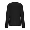 thumbnail image 5 of Enjoytime Womens Casual Jacket Solid Color Long Sleeve Open Front Tops Work Office Lapel Button Jackets, 5 of 6