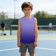 thumbnail image 2 of Djtdsds Boys Athletic Sleeveless Tank Top Sports Comfort Fit Summer Wear Youth Apparel Size:11-12 Years, 2 of 3