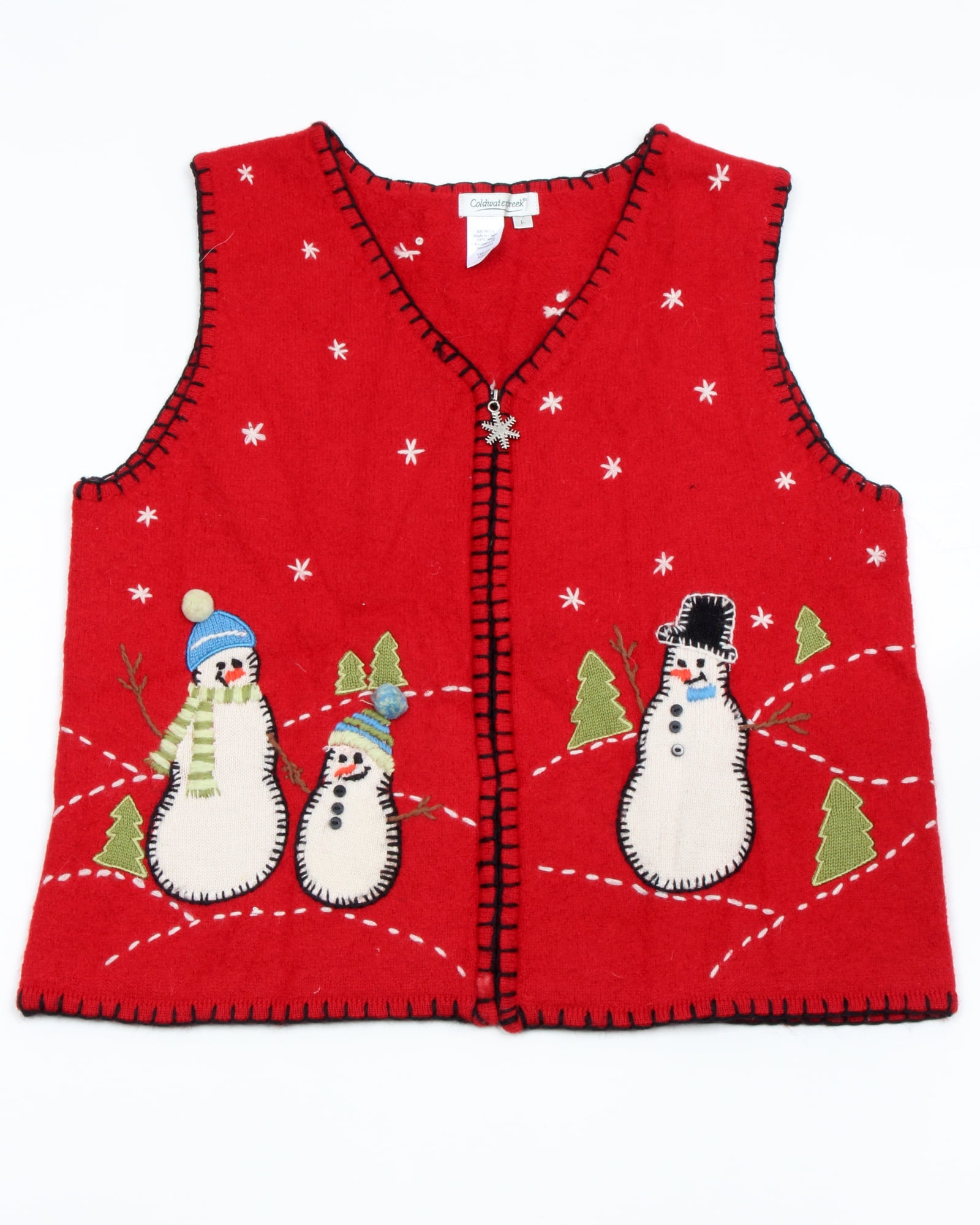 Vintage One of a kind Ugly Christmas Holiday Sweater Vest - Large ...