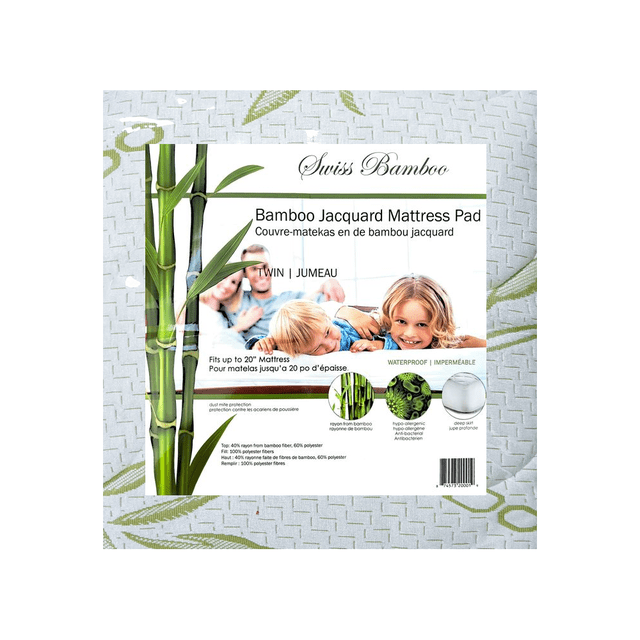 Ultraflex Swiss Bamboo - Jacquard Bamboo Waterproof Mattress Protector
