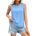 thumbnail image 3 of PRETTYGARDEN Womens Summer Tops Spring Fashion Sleeveless Tank Tops Casual Loose Fit Shirts Beach Vacation Clothes, 3 of 10