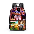 thumbnail image 1 of Roblox-Bolso de hombro periférico con estampado de Anime para hombre y mujer, Bolsa Escolar con cremallera, de dibujos animados, para estudiantes de escuela primaria, 1 of 4