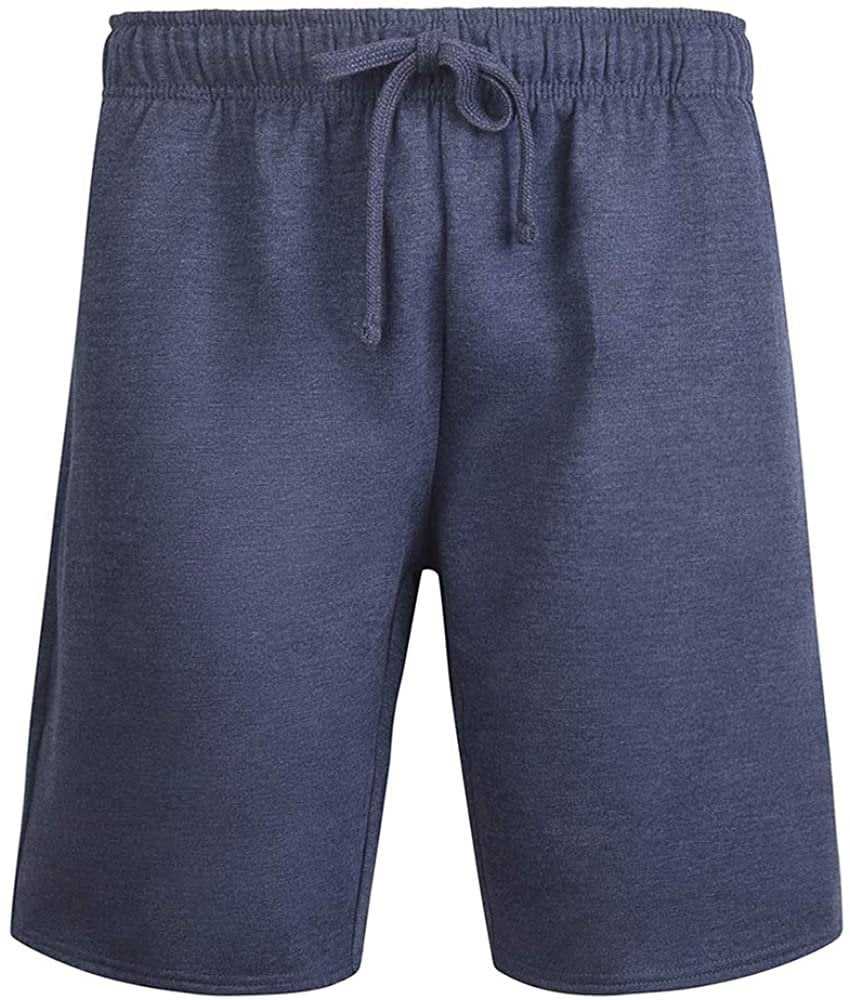 Dailywear Mens Casual Lightweight Fleece Sweatshorts, Workout Running Shorts (Denim, Medium), Men's, Blue
