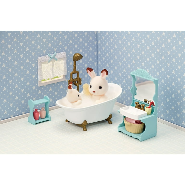 Calico Critters Bathroom Set Sylvanian Mapletown 