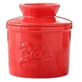thumbnail image 1 of Glossy Finish Bell Crock Handmade Keep Fresh Butter Keeper with Lid Thicken Ceramic Butter Dish Home, 1 of 5