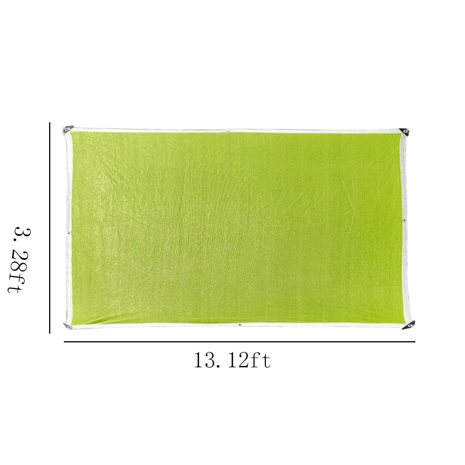 Summer Savings Clearance! Boovnll Sun Shades Outdoor Patio, 3.3x13.2Ft Rectangle Sand UV Block Sunshade Mesh Insulation Permeable Heavy Duty Shade Cloth for Outdoor Patio Yard Garden, Sun Shade