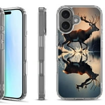 For iPhone 17 Shockproof Protective Phone Case, by OneToughShield - Deer Running