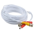 thumbnail image 5 of PGENDAR 50ft White BNC Video Power Wire Cord for Swann Night Owl CCTV Cameras Cable White, 5 of 5