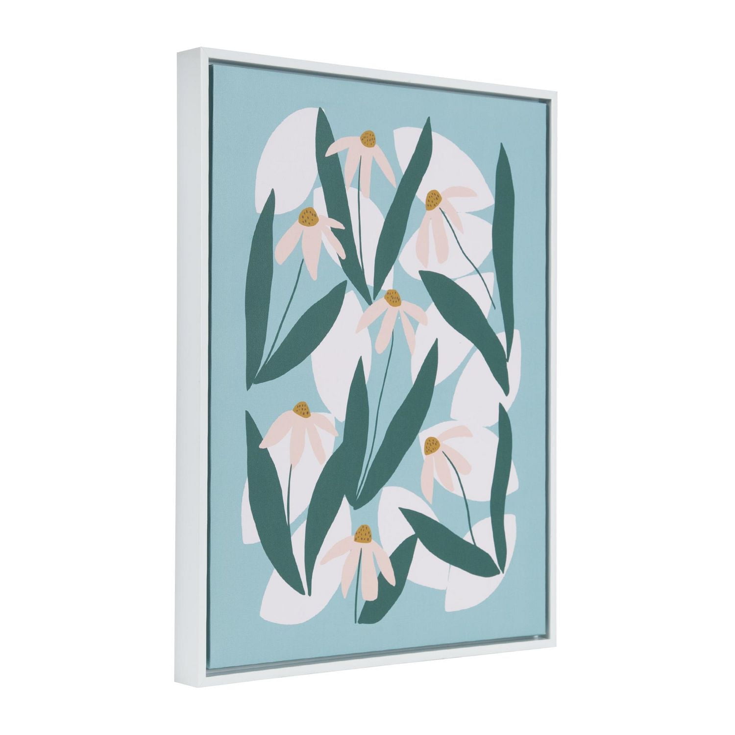 hometrends Serenna Rudbeckia Canvas Framed Art