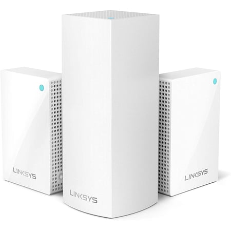 UPC: 0745883766758 | Linksys 3-Pack Velop Intelligent Mesh WiFi System Tri-Band with Plug-ins  White