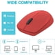 thumbnail image 5 of El Ratón Bluetooth Silencioso Multidispositivo Puede Cambiar Fácilmente Hasta 3 Dispositivos Ratón Óptico Ergonómico Inalámbrico Sin Ruido, Rojo, 5 of 8