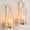 Gold, variant on Black Metal Wall Candle Holder Set of 2, Modern Hurricane Lantern Decor for Indoor and Outdoor Use