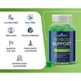 thumbnail image 6 of Thyroid Support Gummies for Women & Men – Non-GMO, Vegan, Gluten-Free, with Iodine, Kelp, Ashwagandha, Zinc, Selenium and More – Natural Apple Flavor Thyroid Gummies Supplement for Hypothryoidism, 6 of 10