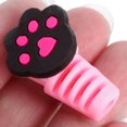 thumbnail image 4 of BRIGHTFUFU 10Pcs Cartoon Cable Protector Pink PVC Prevent Cable Breakage for Daily Use, 4 of 8