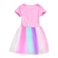 thumbnail image 2 of Copybara Girls' Dress with pure cotton short sleeved top and mesh skirt, suitable for children aged 4-10, 2 of 3